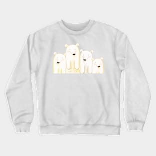 It's a Family of Bears - Polar Bear Family Crewneck Sweatshirt